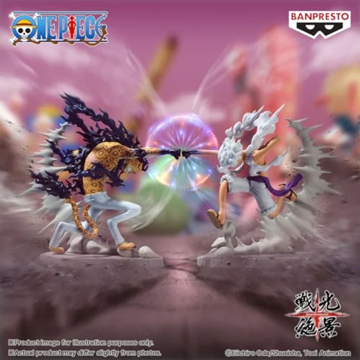 Banpresto One Piece - Monkey D. Luffy Senkozekkei, limitierte PVC-Statikfigur, hochwertig verarbeitet – Bild 3