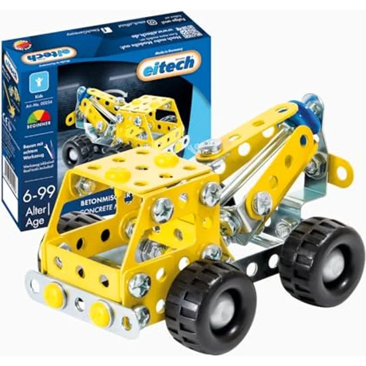 Eitech Betonmischer Mini Metallbaukasten, 112-teilig, Made in Germany, für Kinder ab 6 Jahren – Bild 1