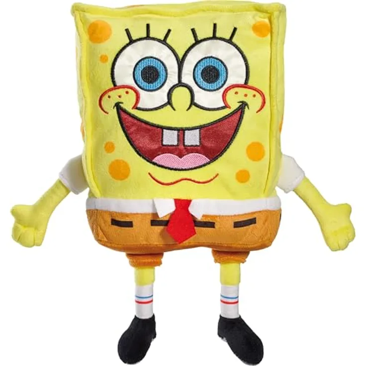 Schmidt Spiele 42843 Spongebob, 28 cm Plüschfigur, Original Spongebob Charakter, handwaschbar, ab 0 Jahren