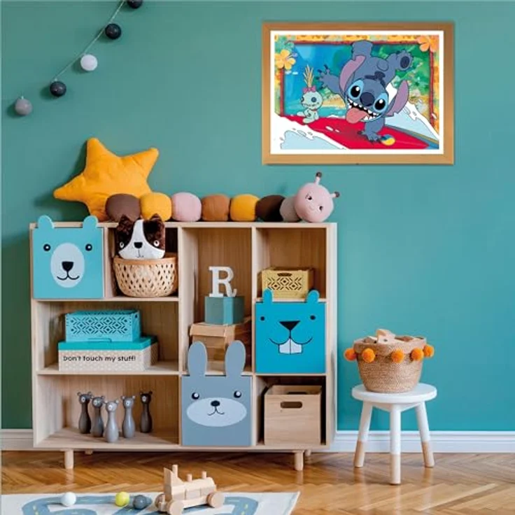 Clementoni Stitch Kinder Puzzle - 2 x 20 Teile, 27 x 19 cm, für Kinder ab 3 Jahre - Geschicklichkeitsspiel, umweltfreundlich (24809) – Bild 5