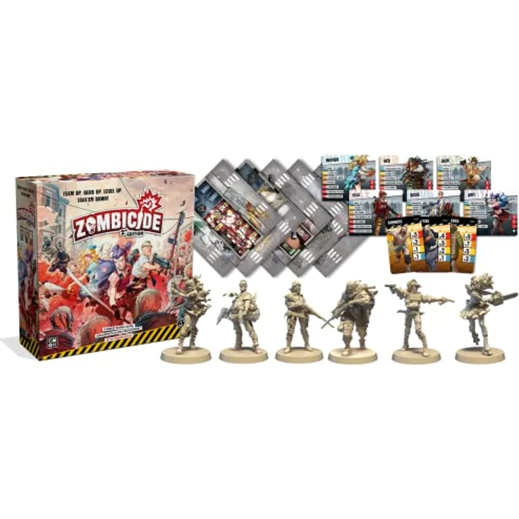 Asmodee Zombicide 2nd Edition, Brettspiel für 1-6 Spieler, ab 14 Jahren, spannende Zombie-Apokalypse, Spielzeit 60 min – Bild 2