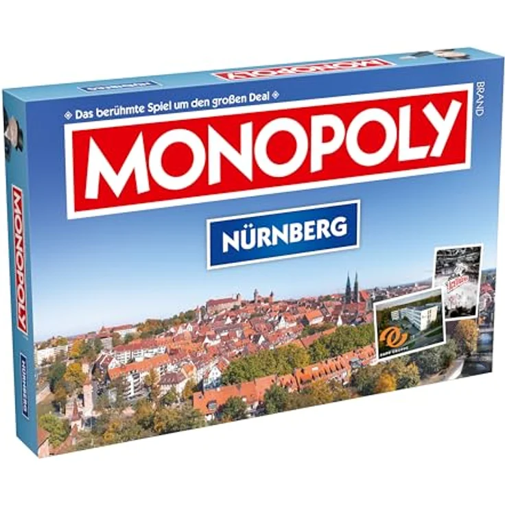 Monopoly Winning Moves Nürnberg - Brettspiel - Alter 8+ - Deutsch - Familienspiel mit Nürnbergs Sehenswürdigkeiten – Bild 1