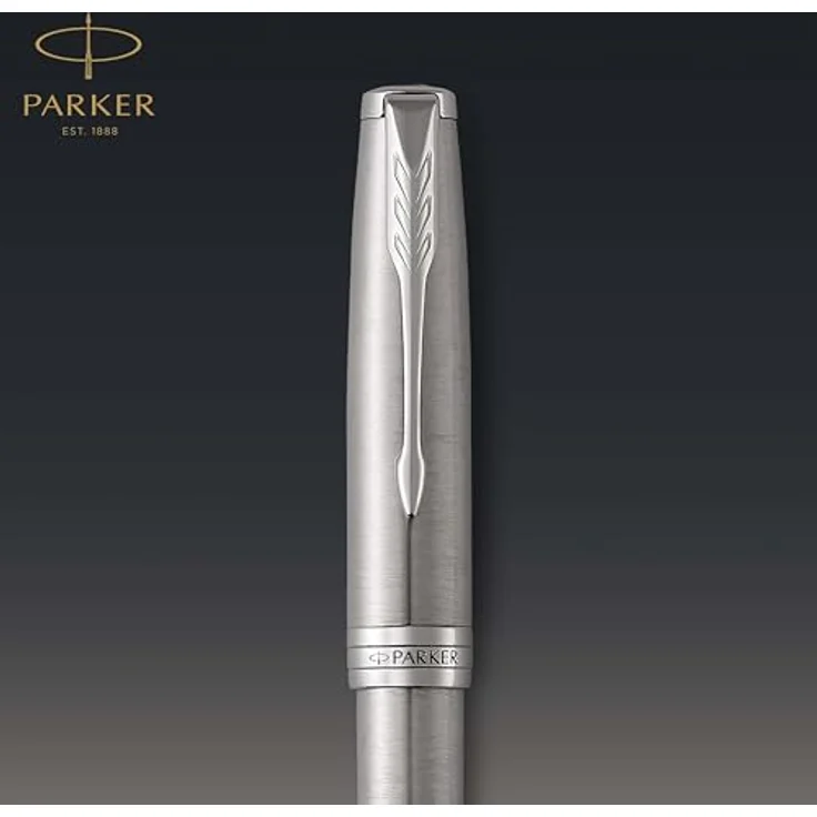 Parker Pen Sonnet, Schreibstift in Silberschwarz (44), zeitloser Stil und höchste Qualität – Bild 5
