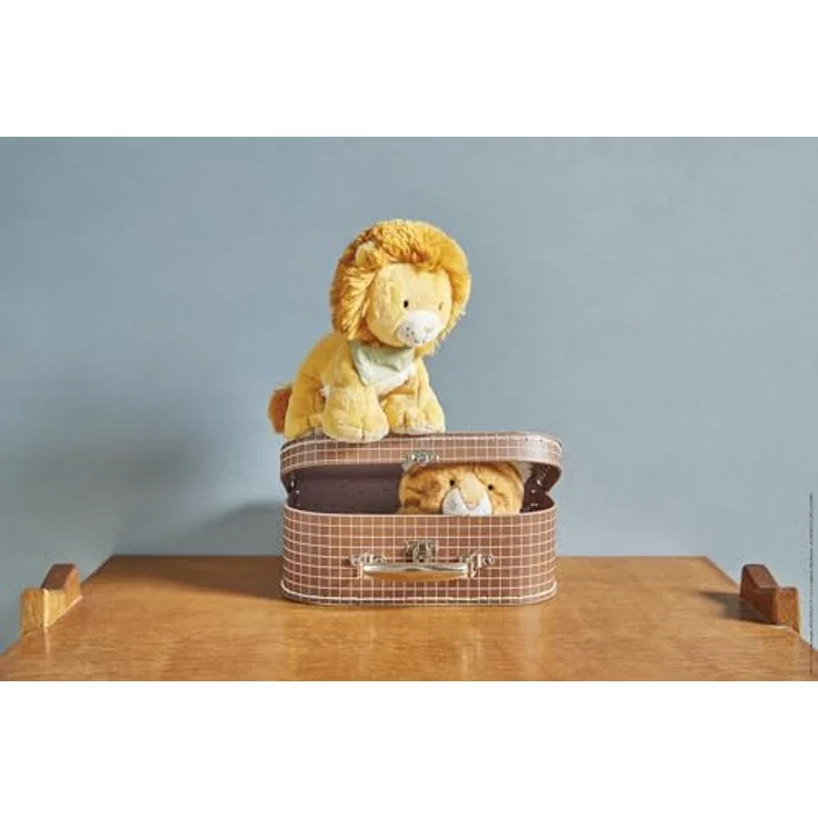 Kaloo Les Amis Nougat der Löwe, Baby Plüschtier 13 cm aus ultra-weichem Material, gelb, Geschenkbox, ab Geburt, K224001 – Bild 2