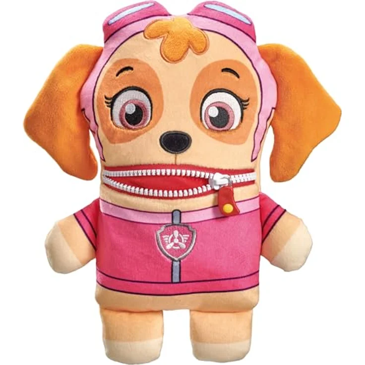 Schmidt Spiele Sorgenfresser, Paw Patrol Skye, 26 cm, Plüschfigur aus hochwertigem Material, handwaschbar, für Kinder ab 0 Jahren – Bild 1