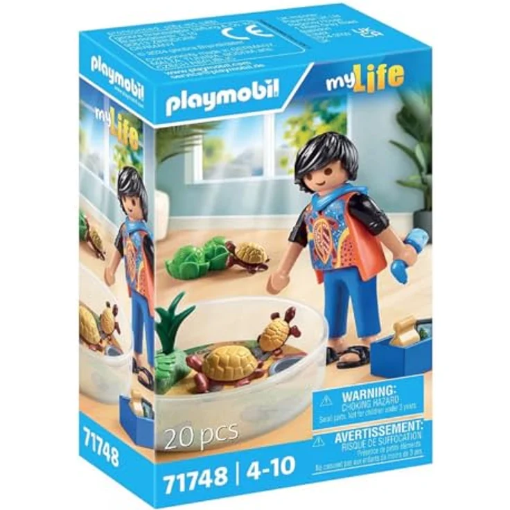 PLAYMOBIL PLL71748 TERRARIUM TORTUES FAMILIE, Sammelfiguren mit Referenznummer 71748 – Bild 1