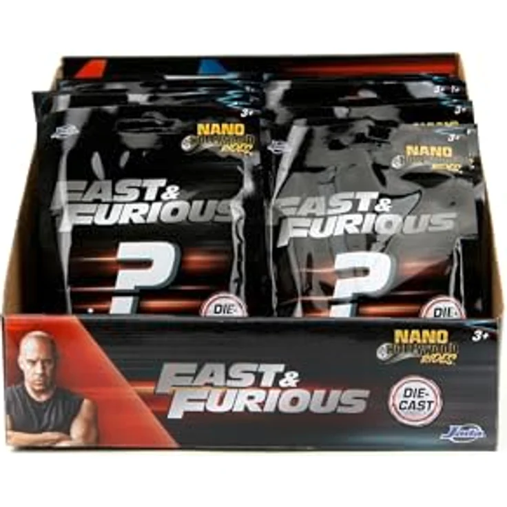 Jada Toys Fast & Furious Auto, Modellauto im Mystery Blind Pack - 1 von 12 detaillierten Nano Spielzeugautos aus Metall (4cm), ideal für Sammler ab 3 Jahre – Bild 5
