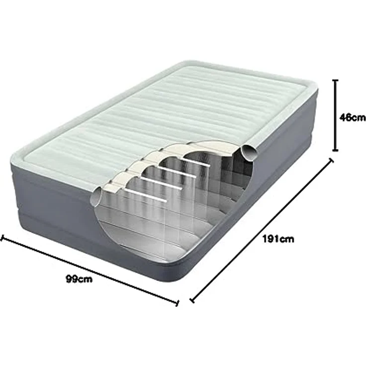 Intex Luftmatratze Intex 64902NP PremaireElevated Luftbett (L x B x H) 1910 x 990 x 460 m – Bild 3