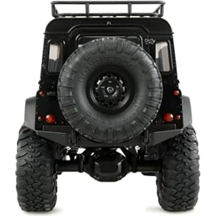 Amewi RC Crawler Mini-D90 AMXRock, 4WD 1:16 RTR, ferngesteuertes Auto, schwarz – Bild 6
