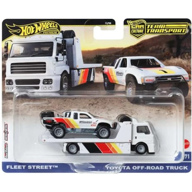 Hot Wheels Toyota Supra A70 Sammelfahrzeug, 1:64 Maßstab, Team-Transport-Kollektion