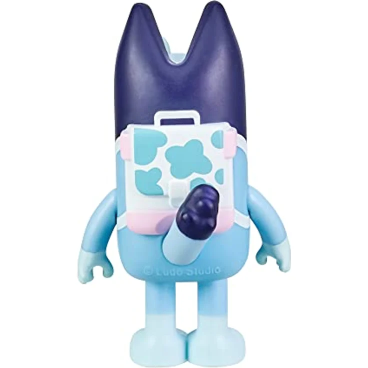 Blueys Calypso Schulspielset, Sammelfiguren Set mit Bluey und Chloe, orange, mit Zubehör und Aufklebern – Bild 9