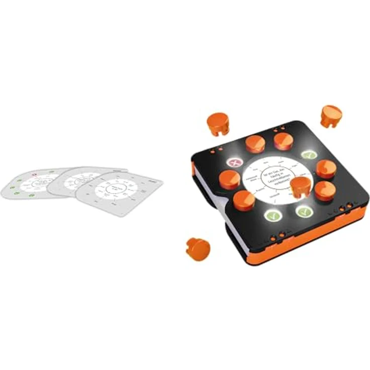 Piatnik 7269 - Smart 10 Spotlight, Quizspiel mit 100 neuen Fragen, beleuchtbare Smartbox, reisetauglich – Bild 3