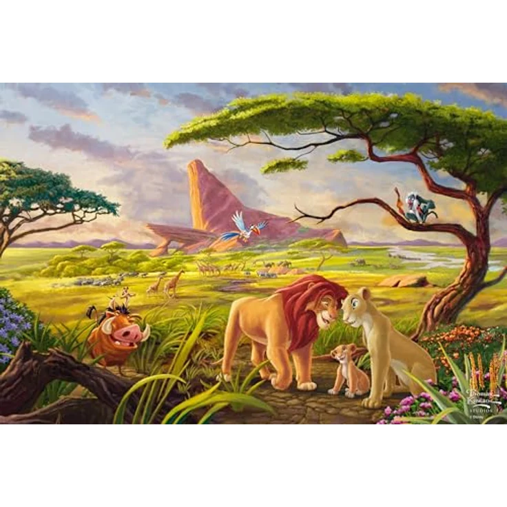 Schmidt Spiele 56560 Thomas Kinkade, Disney, The Lion King, Remember Who You Are, 200 Teile Puzzle, Mehrfarbig – Bild 4