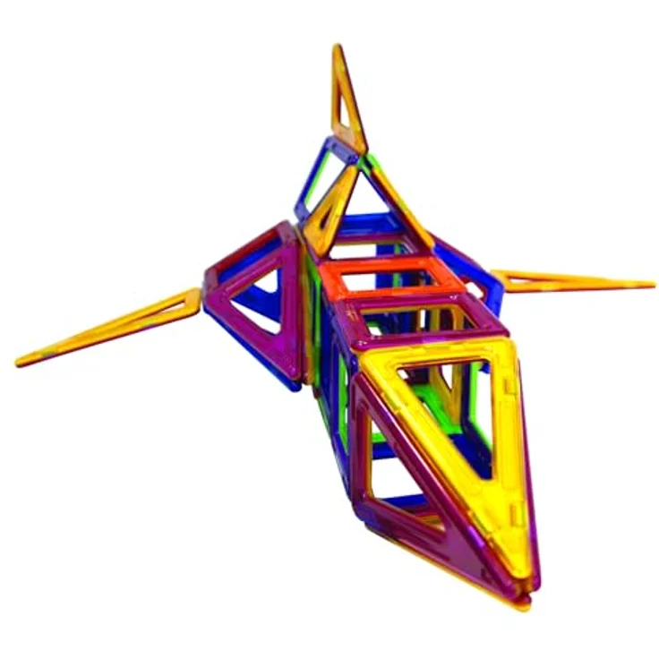 MK MAGNIKON Magnetische Bausteine Die Gravitation 62 Teile - Kinderspielzeug ab 3 Jahre, Magnete Kinder, Geschenk Für Mädchen und Jungen, Montessori Building Blocks, Magische Magnetspiel - Langlebig und sicher in der Anwendung – Bild 4