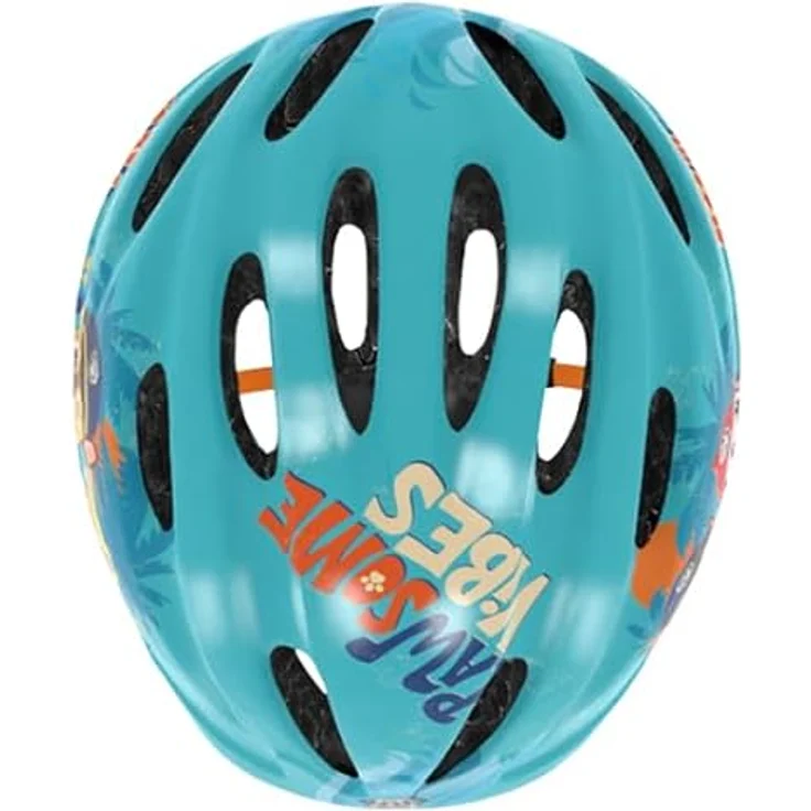 Seven Polska Kinder Fahrradhelm PAW PATROL BOYS, grünblau, 48-52cm, Chase, Rubble, Marshall, leichter Helm mit stoßabsorbierendem EPS-Schaum, für Kinder 2-5.5 Jahre – Bild 2