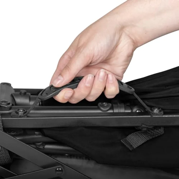 Hauck Buggy Fold N Care, kompakter Schirmbuggy mit UV-Schutz 50+, schwarz, inkl. Gratis Mobilitätsgarantie – Bild 5