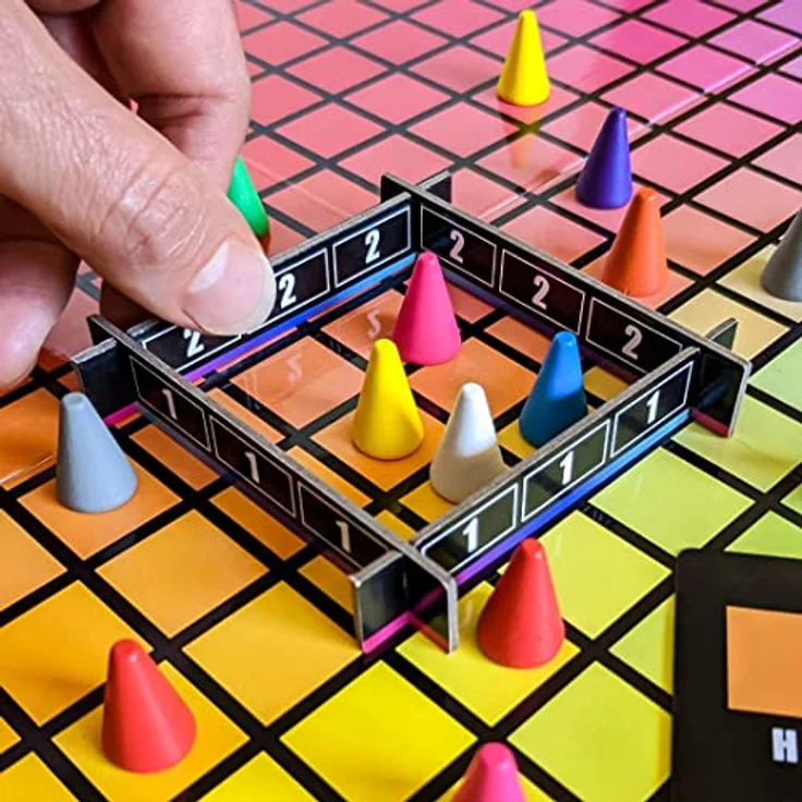 Rebel Hues and Cues, Mehrsprachiges Partyspiel mit 480 Farben und 100 Farbkarten, inkl. Deutsch – Bild 4