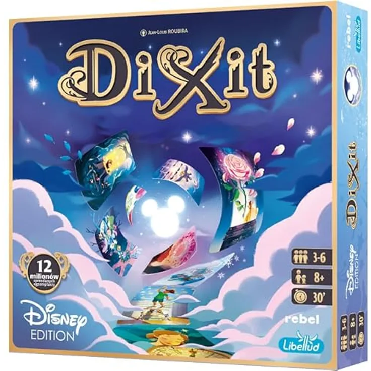 Rebel Dixit Disney Brettspiel | Familienspiel 3-6 Spieler | Alter 8+ | Spielzeit 30 Min.