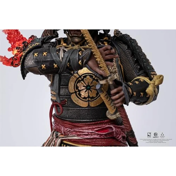 Purearts Assassin's Creed Shadows - Animus Yasuke 1/8 Scale Statue, detailreiche PVC Figur, ca. 28 cm, in bedruckter Box – Bild 8