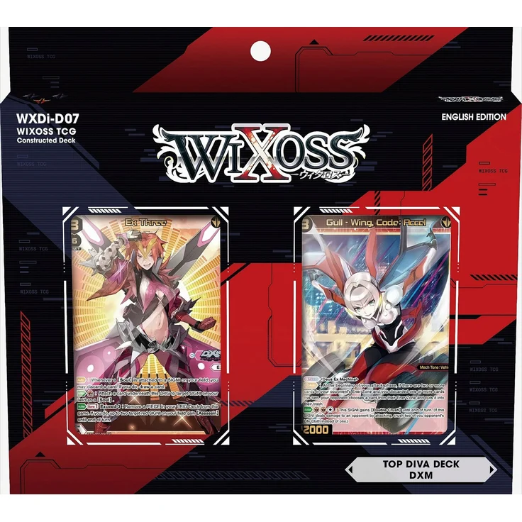 Tinisu WiXoss Diva Debut Deck - Top Diva Deck: DXM (WX-D07), Sammelkartenspiel mit 52 Karten und Spielunterlage, englische Sprachausgabe