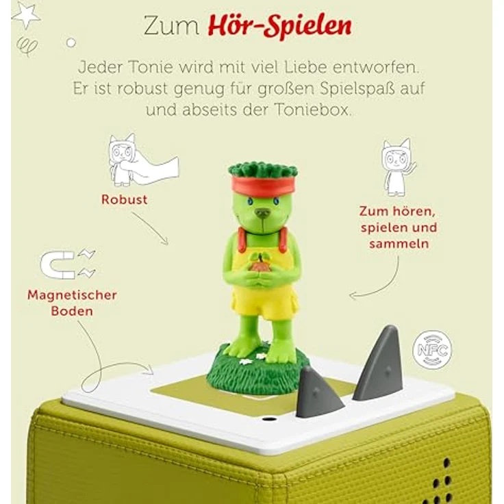 tonies Hörspielfigur Emil Grünbär und die Bande, exklusiver Tonie aus dem Janosch-Kosmos, bunt - Preisvergleich – Bild 3