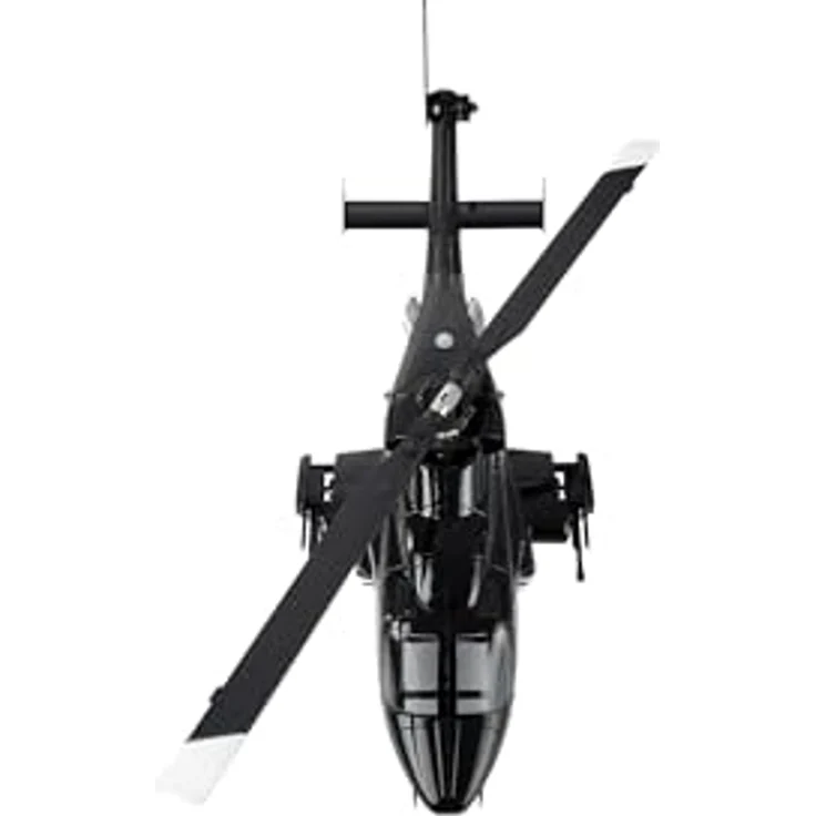 Amewi Bell 222 Airwolf Pro, RC-Helikopter 6-Kanal mit 3D/6G Flugstabilisierung und LED-Beleuchtung, schwarz-weiß – Bild 7