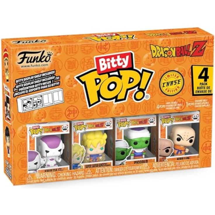 Funko Bitty Pop! DBZ - Kid Buu 4PK - Kid Buu, Vegito, Majin Vegeta und eine Überraschungs-Mini-Figur - 0.9 Inch (2.2 cm) - Dragon Ball Z Sammlerstück Stapelbares Display-Regal Inklusive - Sammelfiguren – Bild 1