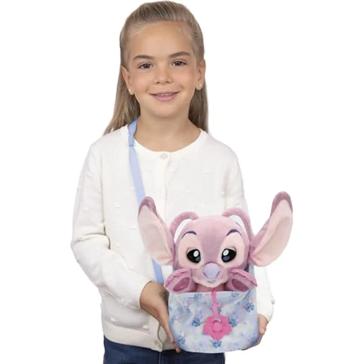 Spectron Gas Control Systems GmbH Baby Paws Angel, Interaktives Kuscheltier mit Ton, 24 cm, Disney Stitch Lizenz – Bild 5