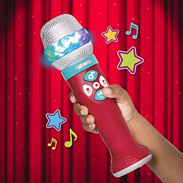 Battat BT2632Z Mikrofon Kinder – Spielzeug Karaoke Mikrofon mit Lichtern, Liedern, Bluetooth Verbindung – ab 3 Jahre für Mädchen und Jungen – Bild 10