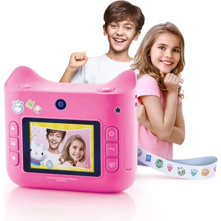 Canal Toys Gabby's Dollhouse, Digitalkamera mit Sofortdruck, multilingual, für Kinder ab 4 Jahren, 250 Fotos, individuell gestaltbar – Bild 5