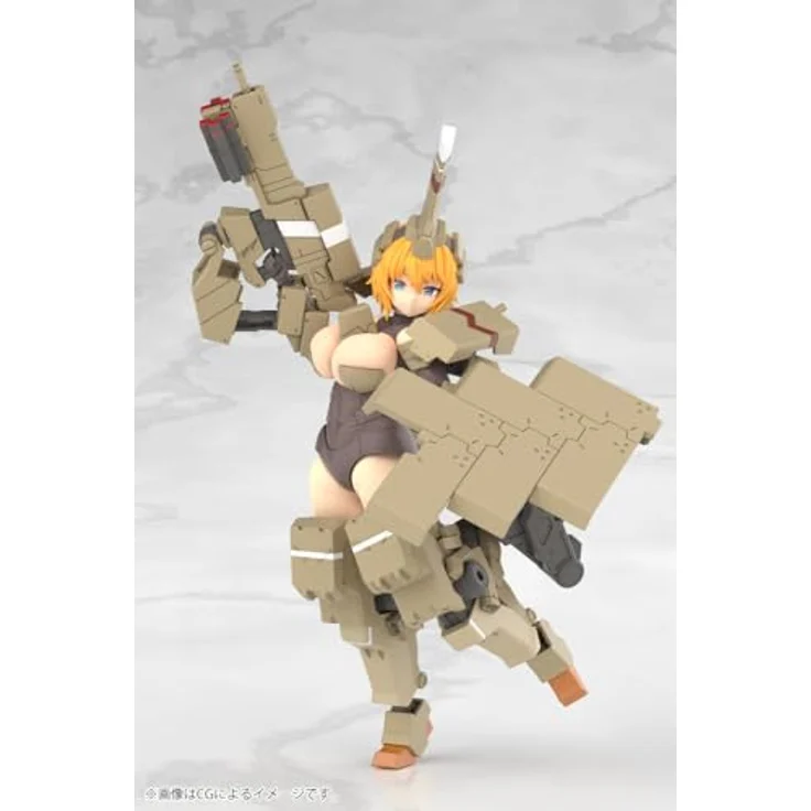 Kotobukiya Frame Arms Girl Kagutsuchi-kou PVC-Figur, 20 cm, braun, bewegliche Sammlerstatuette – Bild 3