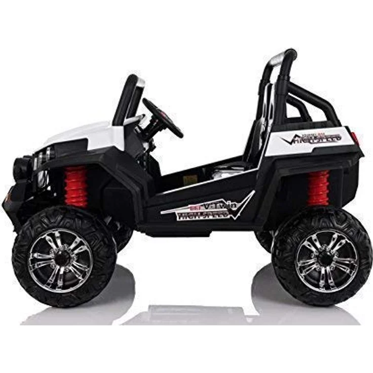 RIRICAR Kinderauto Elektro, NEU RSX Buggy, Weiss, 2 Sitzer, mit 2,4-GHz Fernbedienung, Allradantrieb – Bild 5