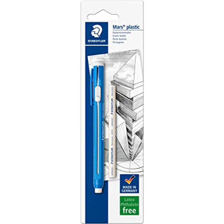 STAEDTLER 528 50BKDA Blisterkarte Ersatzminenstrang mit 1 ST Mars plastic Radierminenhalter