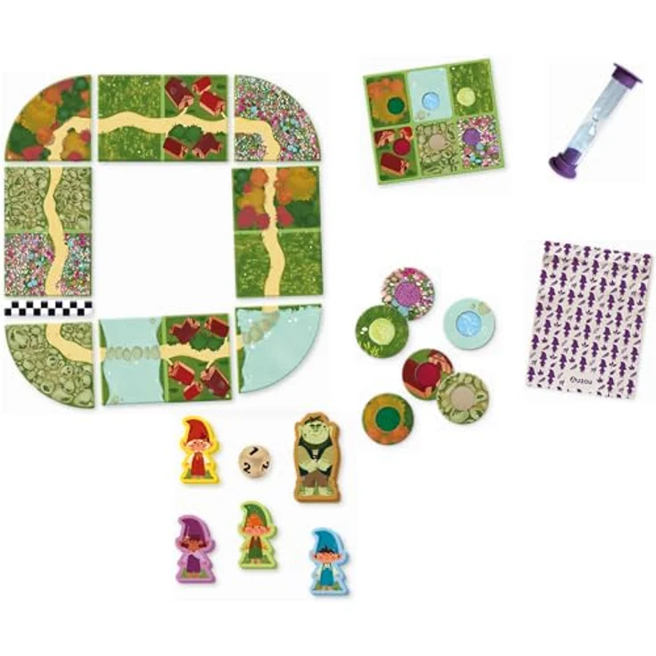 Auzou Fühl und weg! Brettspiel für Waldelfen mit Tastlauf und Fühlplättchen – Bild 8