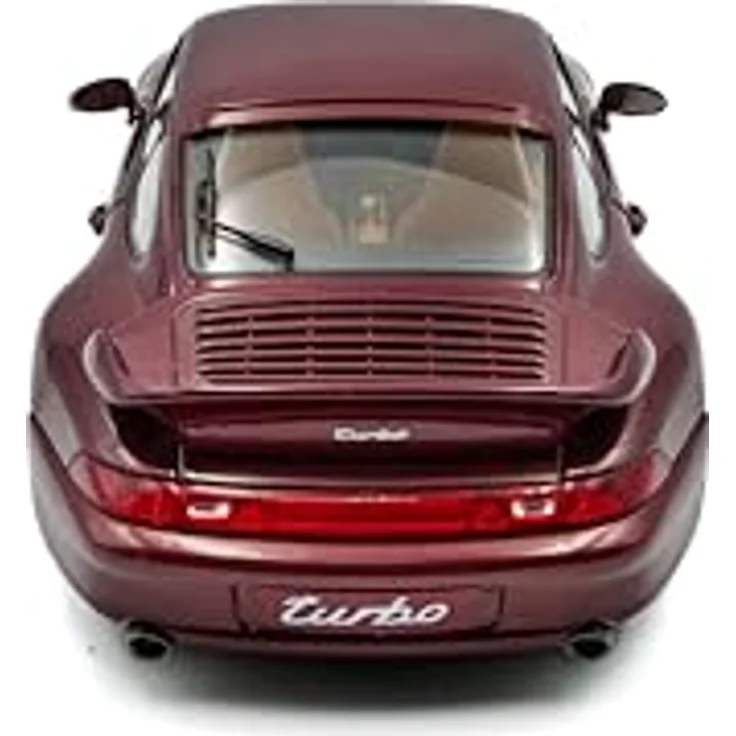 Solido 1:18 Porsche 911 (993) Turbo 1997, detailgetreues Modellfahrzeug in Silber, hochwertiger Kunststoff – Bild 7