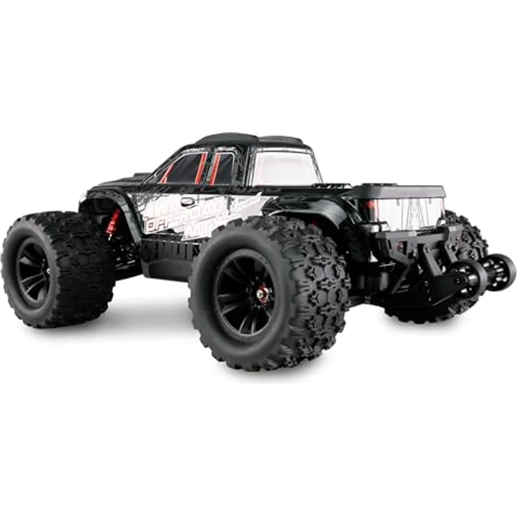 Amewi Hyper Go MTX10 Monstertruck Brushless 1:10 ARTR schwarz, Ferngesteuertes Auto mit Metallantriebsteilen und LED-Beleuchtung – Bild 2