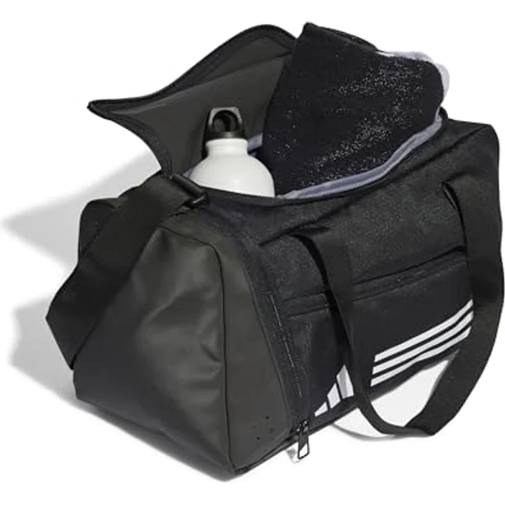 adidas Performance Sporttasche Essentials - Sporttasche XS 40 cm, Zwei-Wege-Reißverschluss, geräumiges Hauptfach, schwarz – Bild 7
