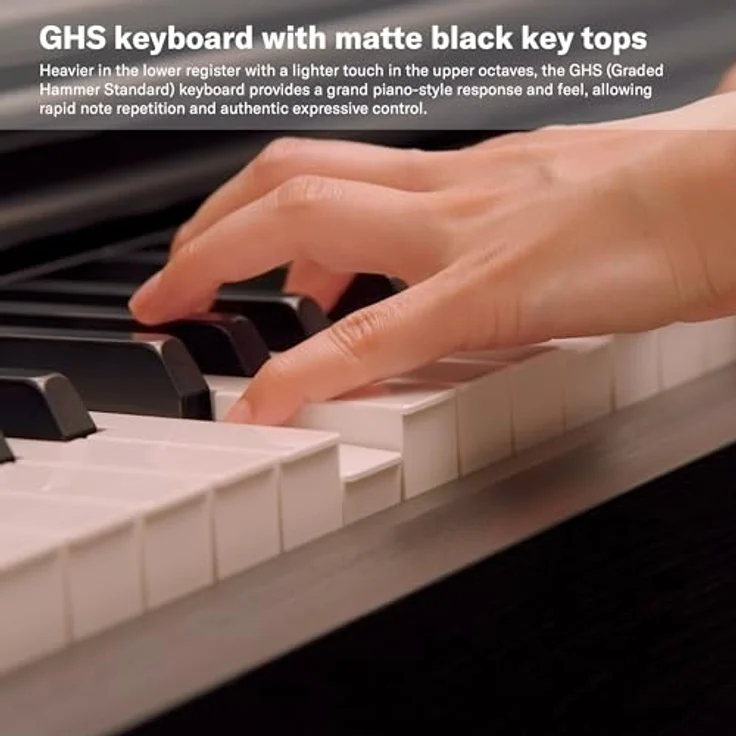 Yamaha YDP-145R, digitales Klavier mit 88 gewichteten Tasten, authentischer Hammermechanik, Rosenholz-Design – Bild 5