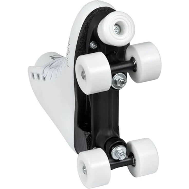 Playlife Roller Skates Classic White, größenverstellbar, Weiß für Kinder, 54mm/80A Rollen, ABEC 5 Kugellager, Art. nr.: 880244 – Bild 3