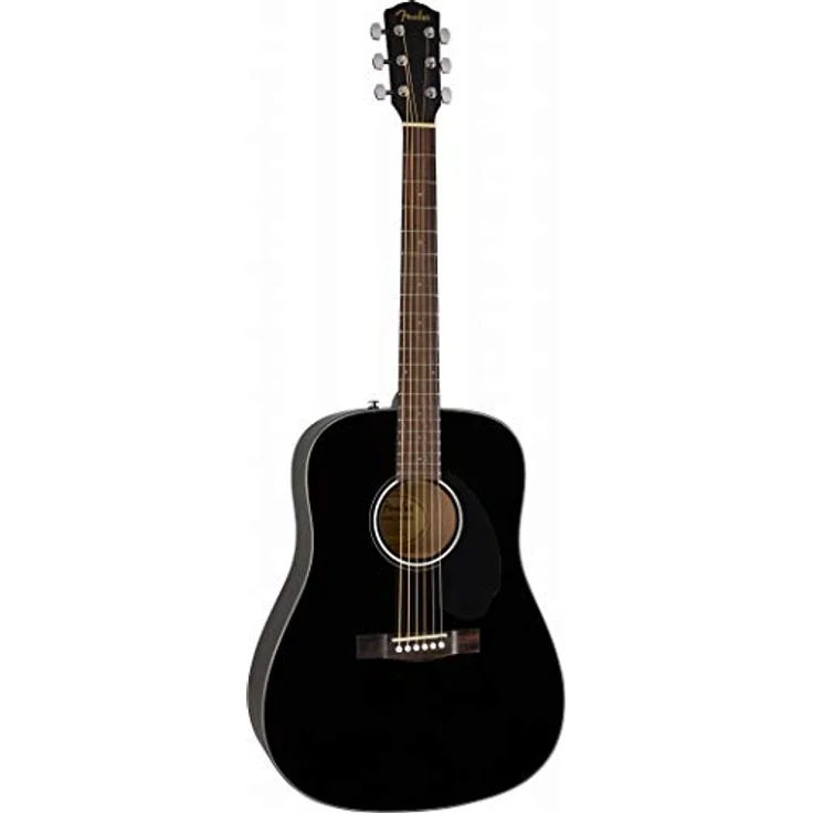 Fender CD-60S, Akustikgitarre für Kinder, Schwarz – Bild 4