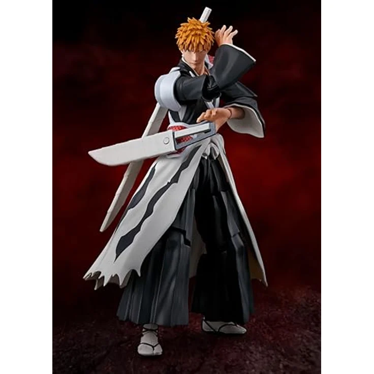Bandai Bleach: Thousand-Year Blood War S.H. Figuarts Actionfigur Ichigo Kurosaki, 16 cm, voll beweglich mit Zubehör – Bild 6