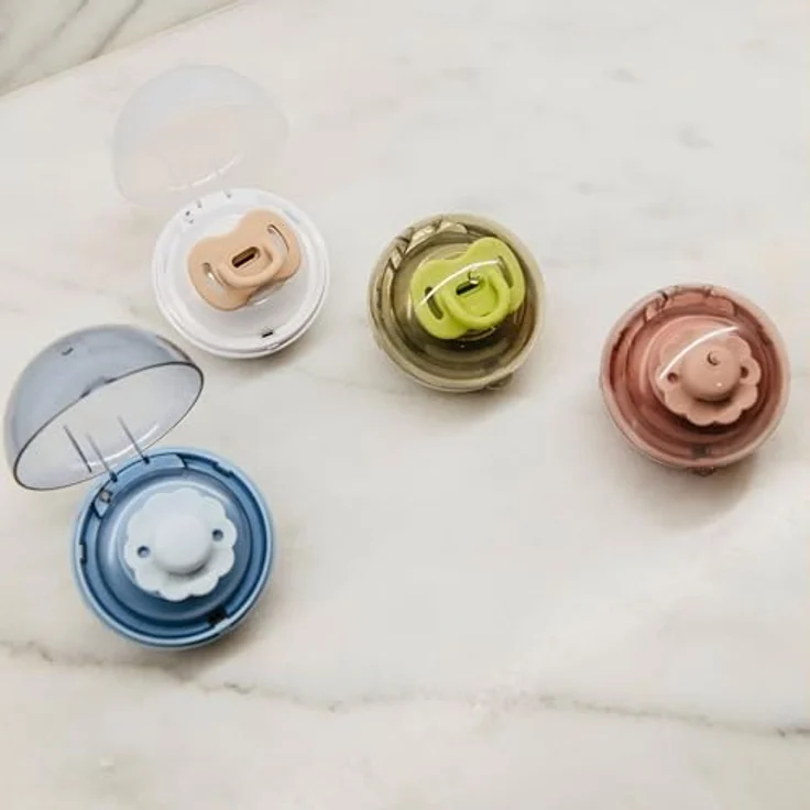 Suavinex Tragbarer Schnuller Sterilisator Duccio, UV-Licht Technologie, beseitigt 99% der Keime in 3 Minuten, batterie- und USB-betrieben, ideal für Reisen, grün – Bild 4