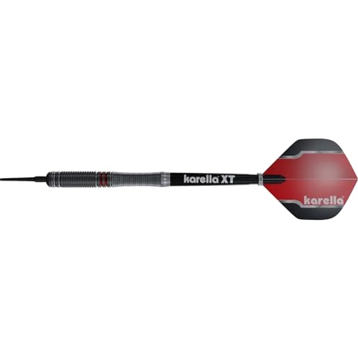 Karella Softdart Fighter 90% Tungsten Softdart, 18g, Dartpfeile mit Kunststoffspitze, für elektronische Dartscheibe, Profidart aus Wolfram, Flight und Shaft – Bild 3