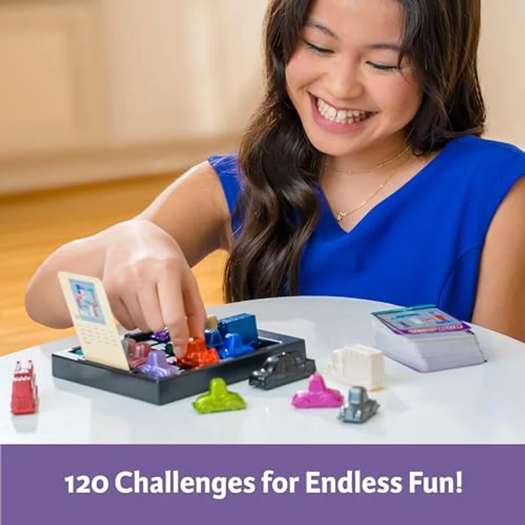 ThinkFun 76617 - Rush Hour Deluxe Edition in Metalloptik, Logikspiel für Erwachsene und Kinder ab 8 Jahren – Bild 2
