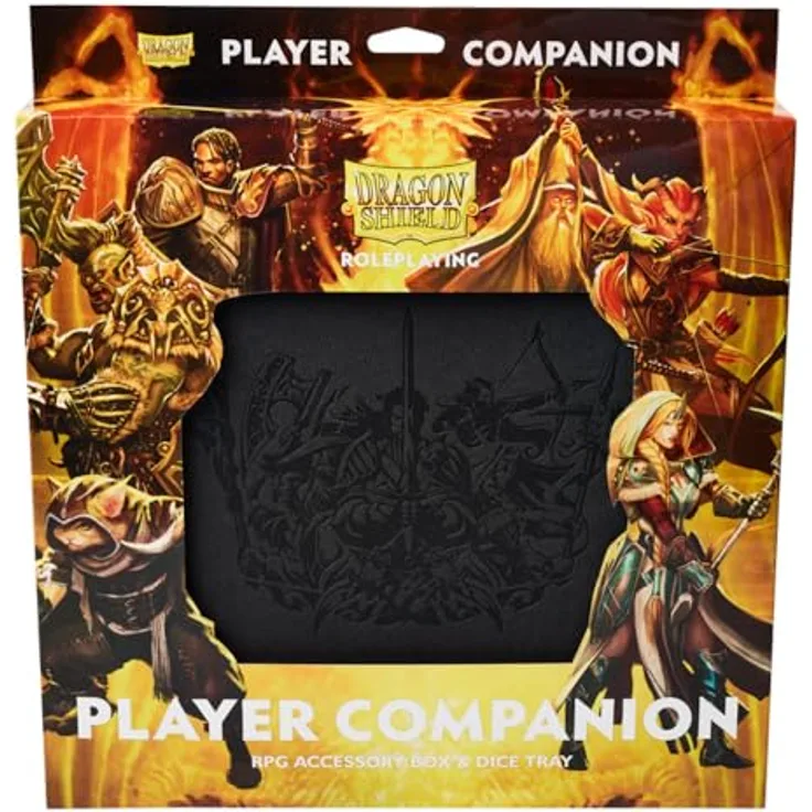 Dragon Shield Player Companion - Iron Grey, hochwertige Brettspiel-Unterstützung und ideales Geschenk