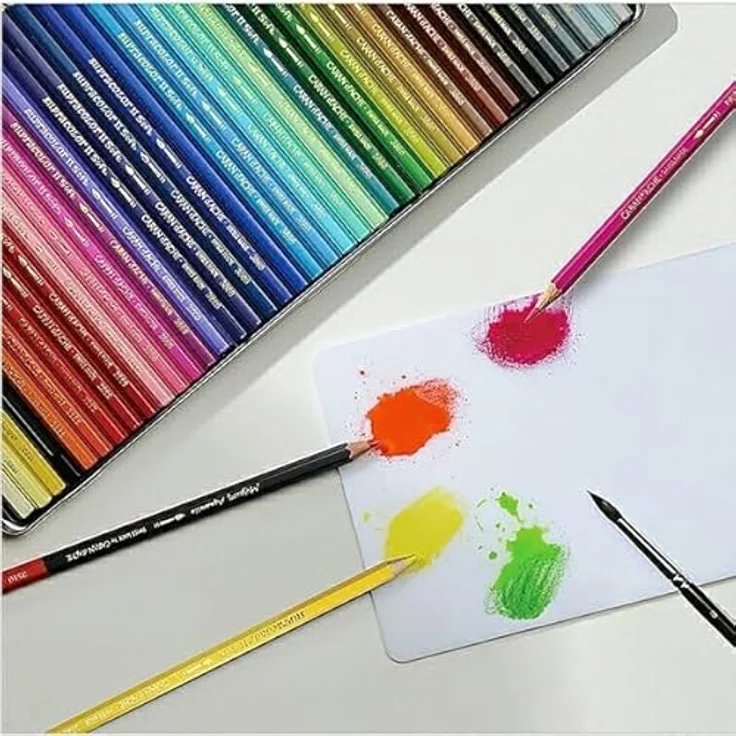 Caran d'Ache 3888.92 Supracolor 120 Aquarellstifte im Holzkoffer multi, hohe Pigmentierung und exzellente Lichtbeständigkeit – Bild 2