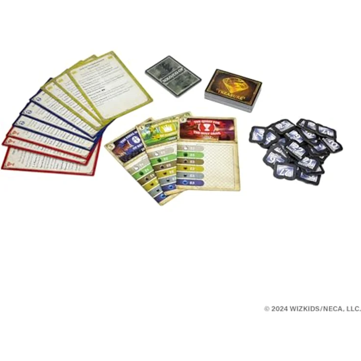 WizKids Tales of The Arthurian Knights, Brettspiel mit über 350 Seiten Geschichten und hohem Wiederspielwert – Bild 5