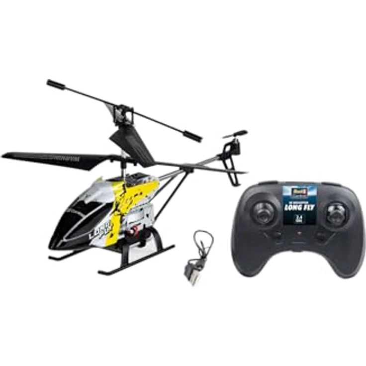 Revell Control 24897 RC X-Treme Hubschrauber "Long Fly", 4CH mit 2,4 GHz Steuerung und 20 Minuten Flugzeit – Bild 5