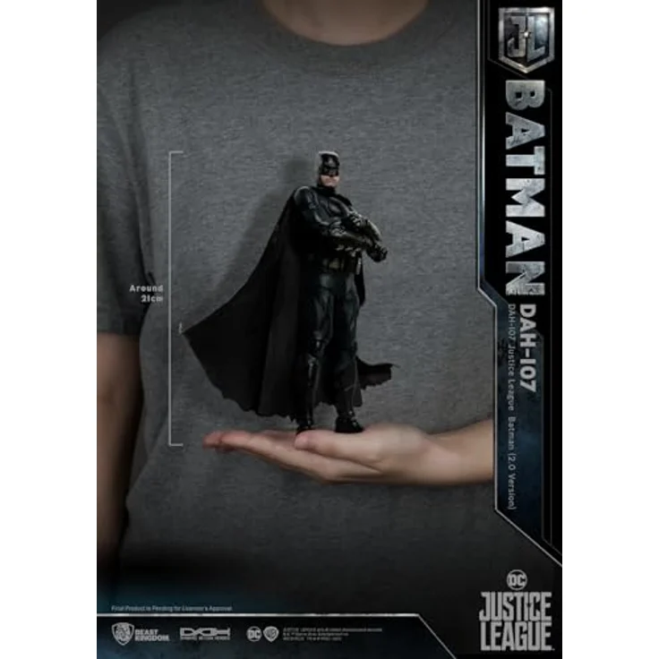 Beast Kingdom Toys Justice League Batman Dynamic 8ction Heroes Actionfigur 1/9, 20 cm mit Zubehörteilen in bedruckter Box – Bild 6