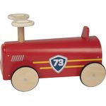 Playtive Rutscherauto aus Echtholz, Retro Design, schiebefähig, ab 2 Jahren, max. 45 kg Nutzergewicht, Gummireifen